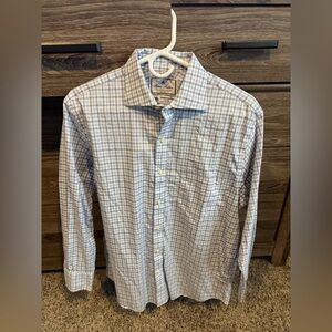 Brooks Brothers Blue and White Plaid Shirt